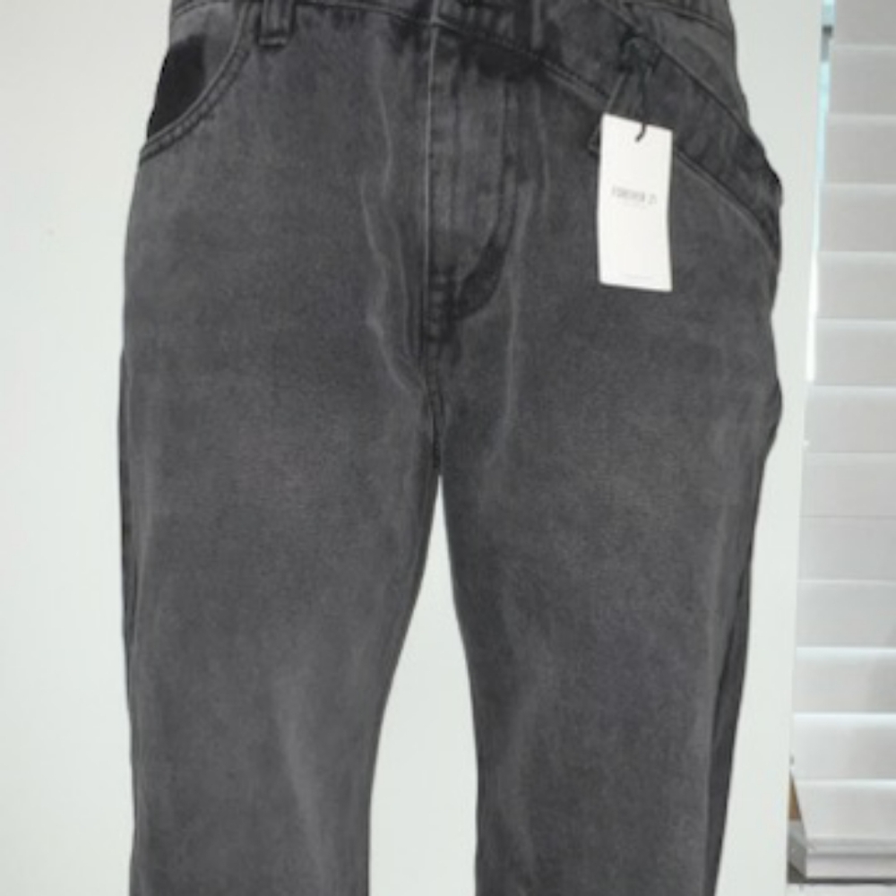 Forever 21 Unisex Crisscross Waist 90s Fit Jeans9 - Picture 4 of 15